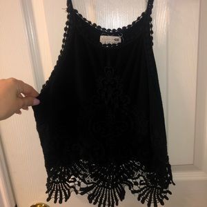 L.A Hearts black crop top